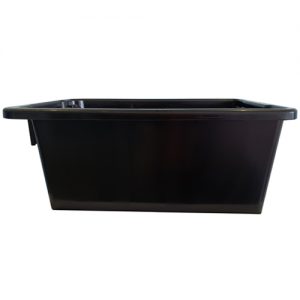 52 Litre Black Recycled Tub